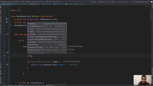 Multiple Parallel API calls with Retrofit and Kotlin Coroutines смотреть онлайн