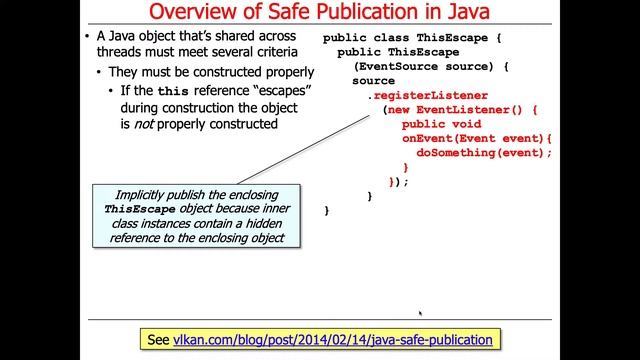 Safe Publication in Java (Part 1) смотреть онлайн