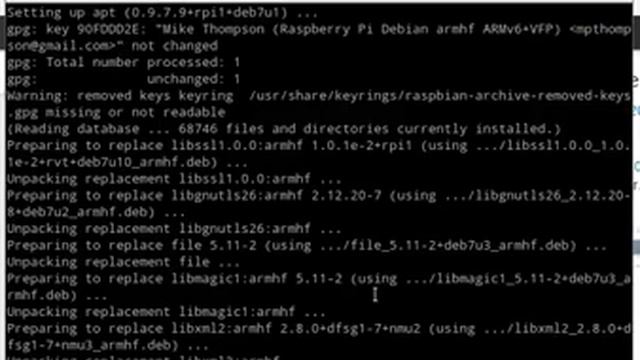 Update Raspberry Pi system with apt-get смотреть онлайн