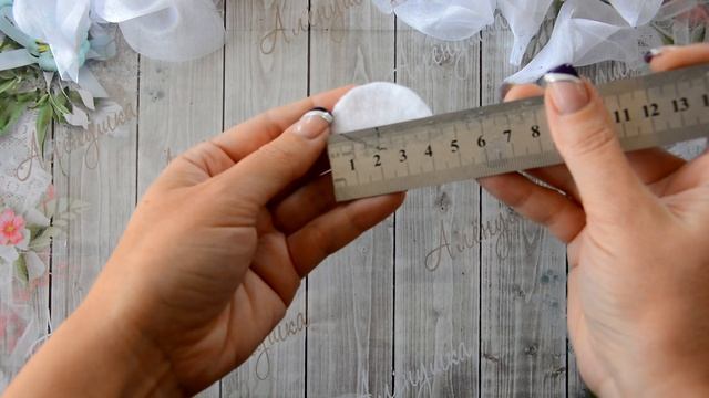 Пышные бантики из органзы/канзаши/DIY Kanzashi Flower Bows