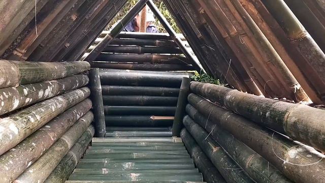Building Warm Bushcraft And Comfortable Dugout . Survival Shelter Camping