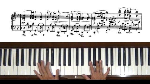 Schubert Impromptu Op. 142, No. 3 Theme Piano Tutorial смотреть онлайн