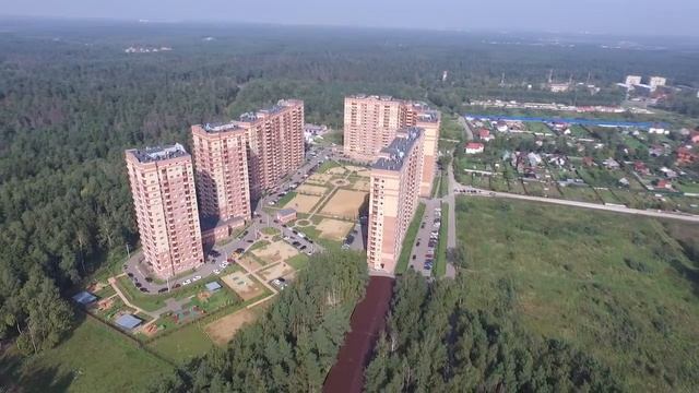 Аэросъемка ЖК "Новое Бисерово", 12.09.2016 смотреть онлайн