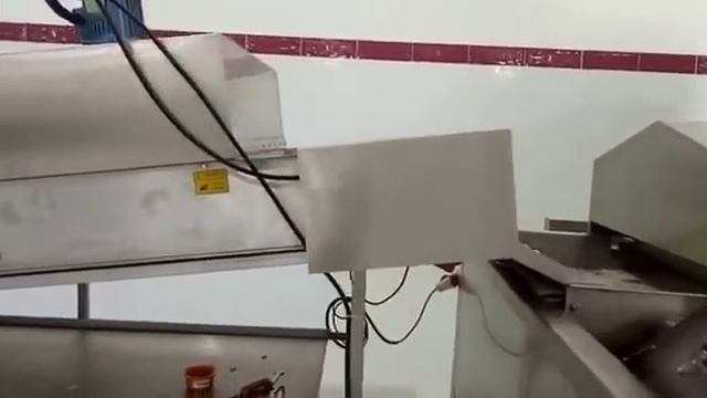 Линия производства чипсов. Линия мойки, очистки, переработки картофеля. Нарезка, сульфитация. смотреть онлайн