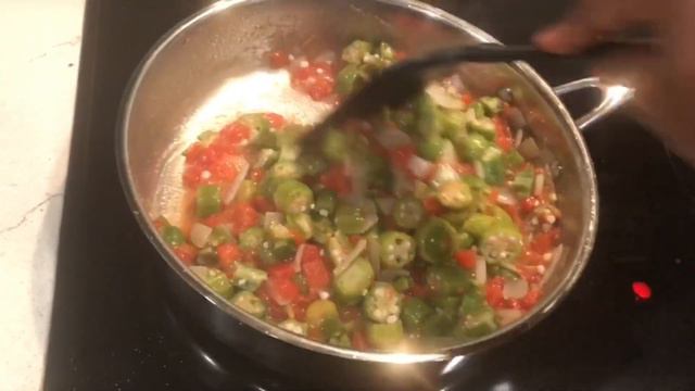 Cook With Me- Simple Okra, Sausage, & Tomato Recipe смотреть онлайн