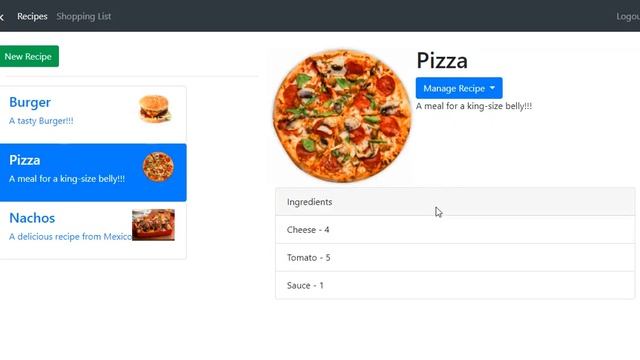Recipe Book with Angular and Firebase смотреть онлайн