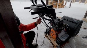 Сборка гусеничного снегоочистителя patriot сибирь 85 ет