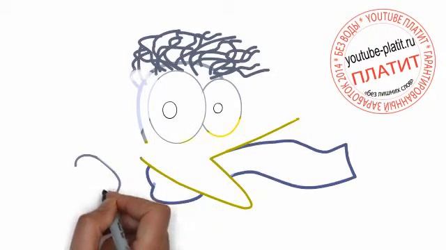 Как нарисовать птицу пилота смотреть онлайн