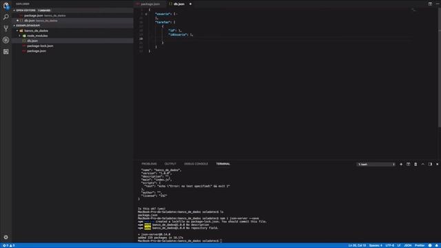 API fake com json-server смотреть онлайн