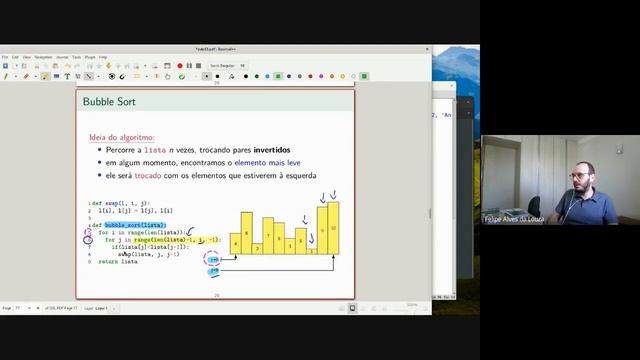 [Python] Aula 13.6 - Bubble Sort смотреть онлайн