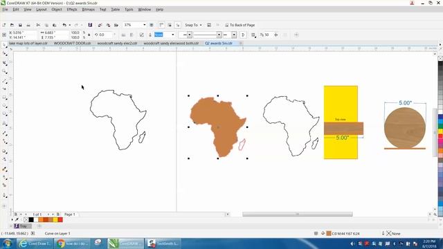 Corel Draw Tips & Tricks Vector and take out the White Back ground & more смотреть онлайн