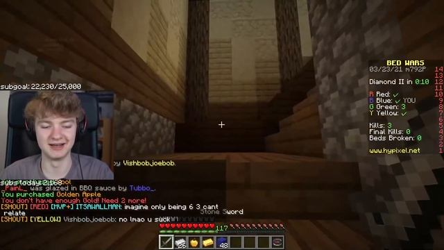 Tommyinnit, Ranboo, Technoblade & Tubbo Play PROXIMITY BEDWARS (The Funniest Minecraft Mod Ever)