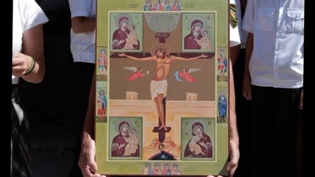 Передача «Победительной» иконы в дар городу Воинской Славы Анапе, от матерей, жён, детей, близких В смотреть онлайн