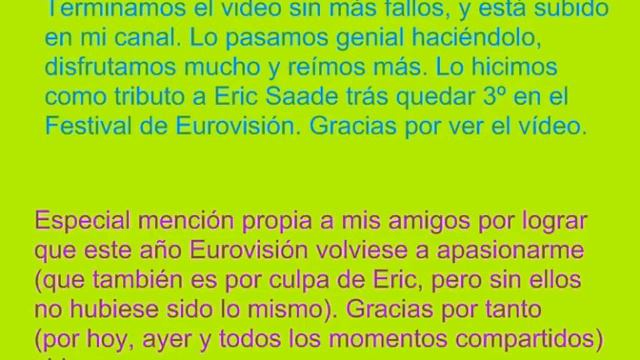 Tomas falsas de nuestro video para Eric Saade смотреть онлайн