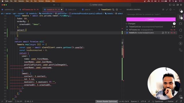 Twitter Clone with TRPC + Prisma + MySQL - Part 2 смотреть онлайн
