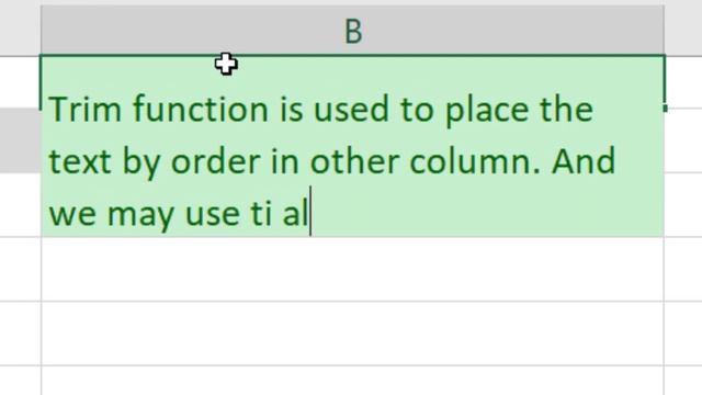 How to remove unwanted spaces in a cell in Excel, Using Trim function смотреть онлайн