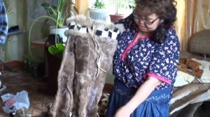 Меха Тайги. Выделка меха и кожи эвенками Соболь, олень, колонок, рысь, лось и т.п.