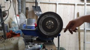 Статическая балансировка облегченного маховика