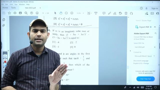 Htet Pgt Maths Answer Key 2022 (91 To  150 ) | Htet Pgt Maths Subject Answer - Key 2022