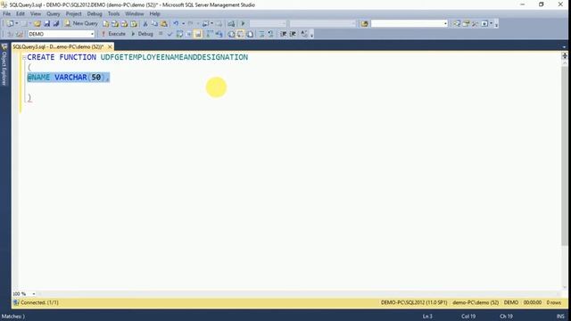 SQL Server - User Defined Scalar Functions in SQL server | SQL Server Tutorial for beginners смотреть онлайн