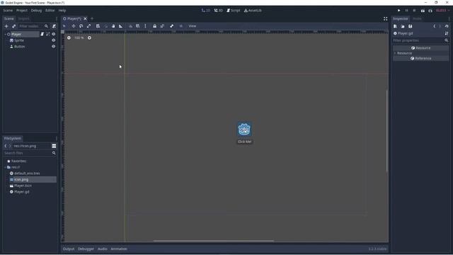 MEET GODOT THE ROBOT AND MAKE YOUR FIRST SCENE! смотреть онлайн