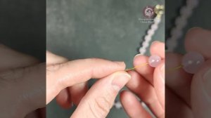 Мастер - класс «Колье с розовым кварцем и люкс фурнитурой»