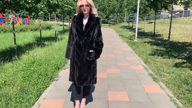 Норковая шуба BlackNafa. Модель №42 смотреть онлайн