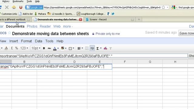 Screencast showing how to automatically pull data from 1 Google Spreadsheet to another смотреть онлайн