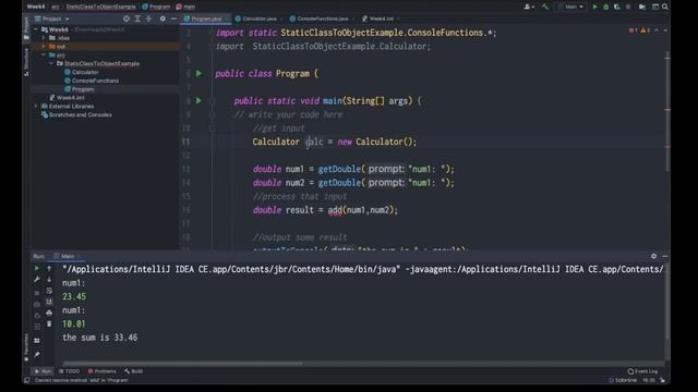 [JAVA] 4b - Hiding The Mechanism: Static Classes vs The Object смотреть онлайн