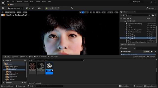 Unreal Engine Lighting Innovation: Using Color Patterns to Illuminate Metahuman Portraits смотреть онлайн