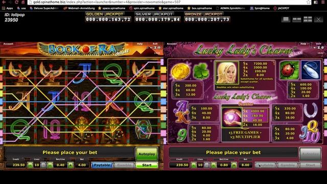 Play 4 Games on same Time! * SPINATHOME - GOLD * смотреть онлайн