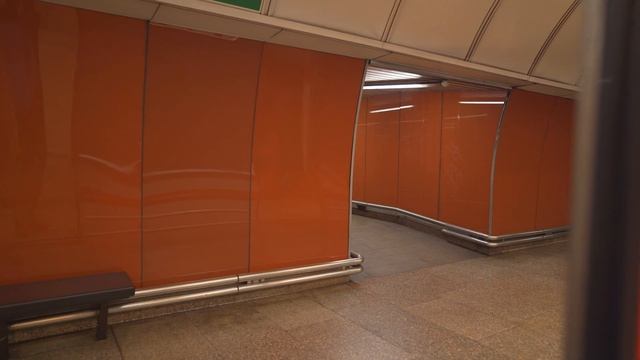 Czech Republic, Prague, Metro Ride From Palmovka To Florenc
