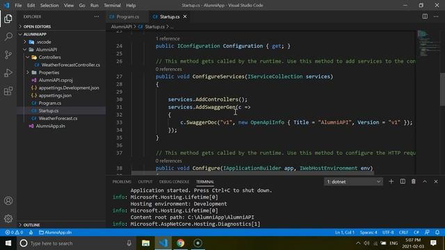 Overview of .NET 5.0 API Project Files | ASP.NET Core 5.0 смотреть онлайн