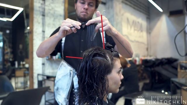 How To Cut Layered Haircut For Medium Hair. Curly Middle Length Haircut