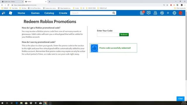 ROBLOX Spider Cola Promocode смотреть онлайн