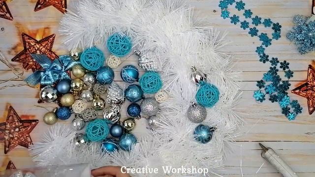 DIY? НОВОГОДНЯЯ ПОДЕЛКА ИЗ КАРТОНА? ОБЪЕМНЫЙ МЕСЯЦ ИЗ МИШУРЫ? смотреть онлайн