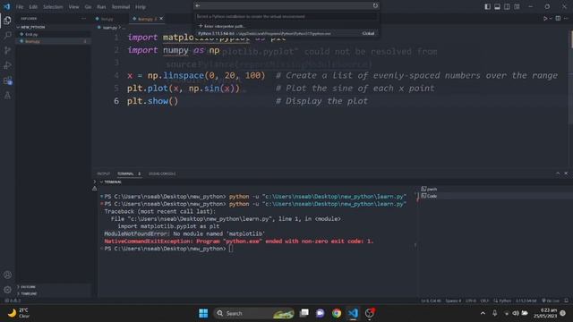 Python Series Ep 2: Installing Python Packages in Vscode смотреть онлайн