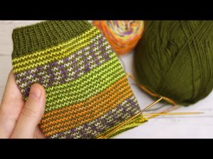 Носки спицами методом ХЕЛИКС. Вяжу третью пару