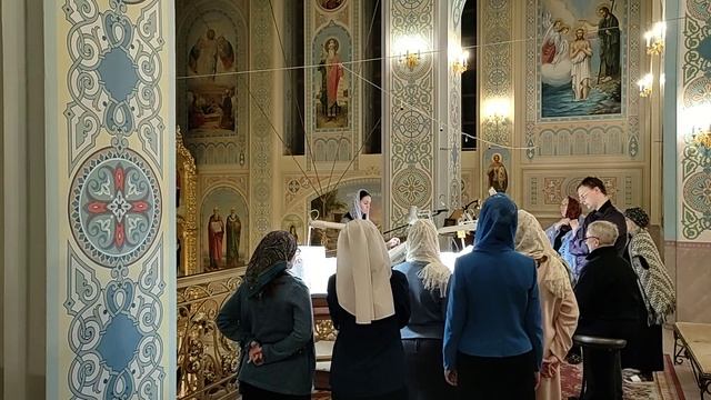 Ирмос и припевы 9-ой песни канона Сретения. Регент Екатерина Артюхова. смотреть онлайн