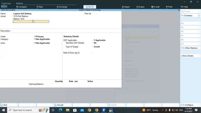 About Alias Name in Tally Prime | GIT Education смотреть онлайн