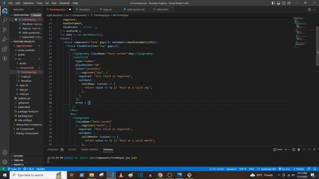 Age Calculator App with ReactJS ,Material UI & React Hook Form || Frontend Mentor Challenge смотреть онлайн