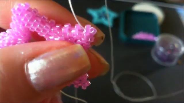 Tutorial ciondolo stella peyote swarovski смотреть онлайн