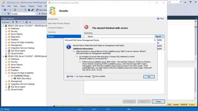 SQL Server Always On Series - Always On Availability Group In Resolving State #alwayson #jbswiki смотреть онлайн