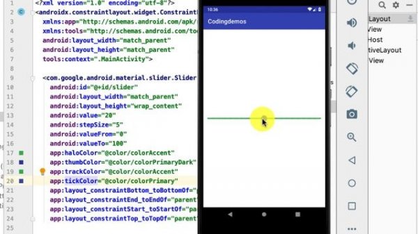 Android Material Design Component - How to Use Sliders in Your App