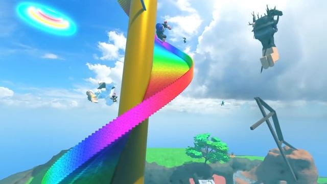 Roblox VR Hands - PUSHING Players Down The MEGA SLIDE (Ragdoll Sim Funny Moments) смотреть онлайн
