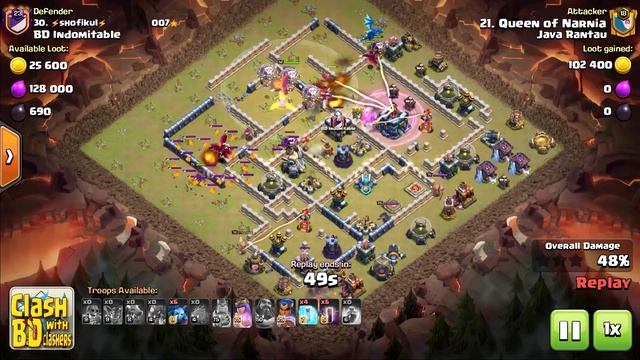 Destroy Half Of the Base With Just Bat spells!! Crazy Bat-Dragon-Balloon TH13 Attack Strategy - COC смотреть онлайн