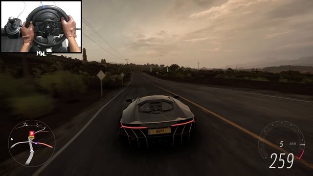 1600HP Lamborghini Centenario | Forza Horizon 5 | Steering Wheel Gameplay смотреть онлайн