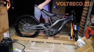 Электрический кроссовый мотоцикл Sur-Ron Распаковка и Сборка Voltreco.ru