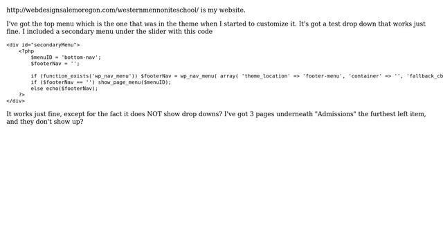 Wordpress: How do I get my nav menu to show sub pages? смотреть онлайн
