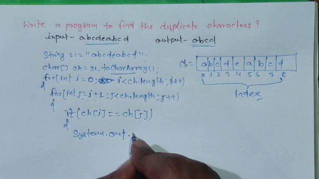 Java Program To Find Duplicate Characters In String || By Harsh смотреть онлайн
